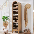 Axyaa Arched 8-Tier Shoe Cabinet with Adjustable Shelves