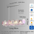 Axyaa Rainbow Glass Pendant Light for Living Room Dining Bedroom LED