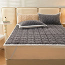 Axyaa Thick Fleece Bed Blanket & Mattress Pad for Winter - Double Bed Protectant