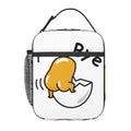 Axyaa Gudetama Cartoon Eggs Lunch Bag - Insulated Thermal Box for Picnic