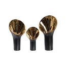 Axyaa Golden Trumpet Ceramic Flower Vase for Home Decoration and Flower Arrangement