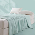 Axyaa Cool Tencel Spandex Summer Quilt | Solid Color Ice Cream Watermelon Quilt