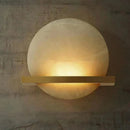 Axyaa Marble Wall Lights Copper Finish E14 Bulb Sconce 110-240V