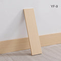 Axyaa Self-Adhesive Wooden Wall Stickers, Rectangular Skirting Lines, 1mm Thickness, Indoor Use