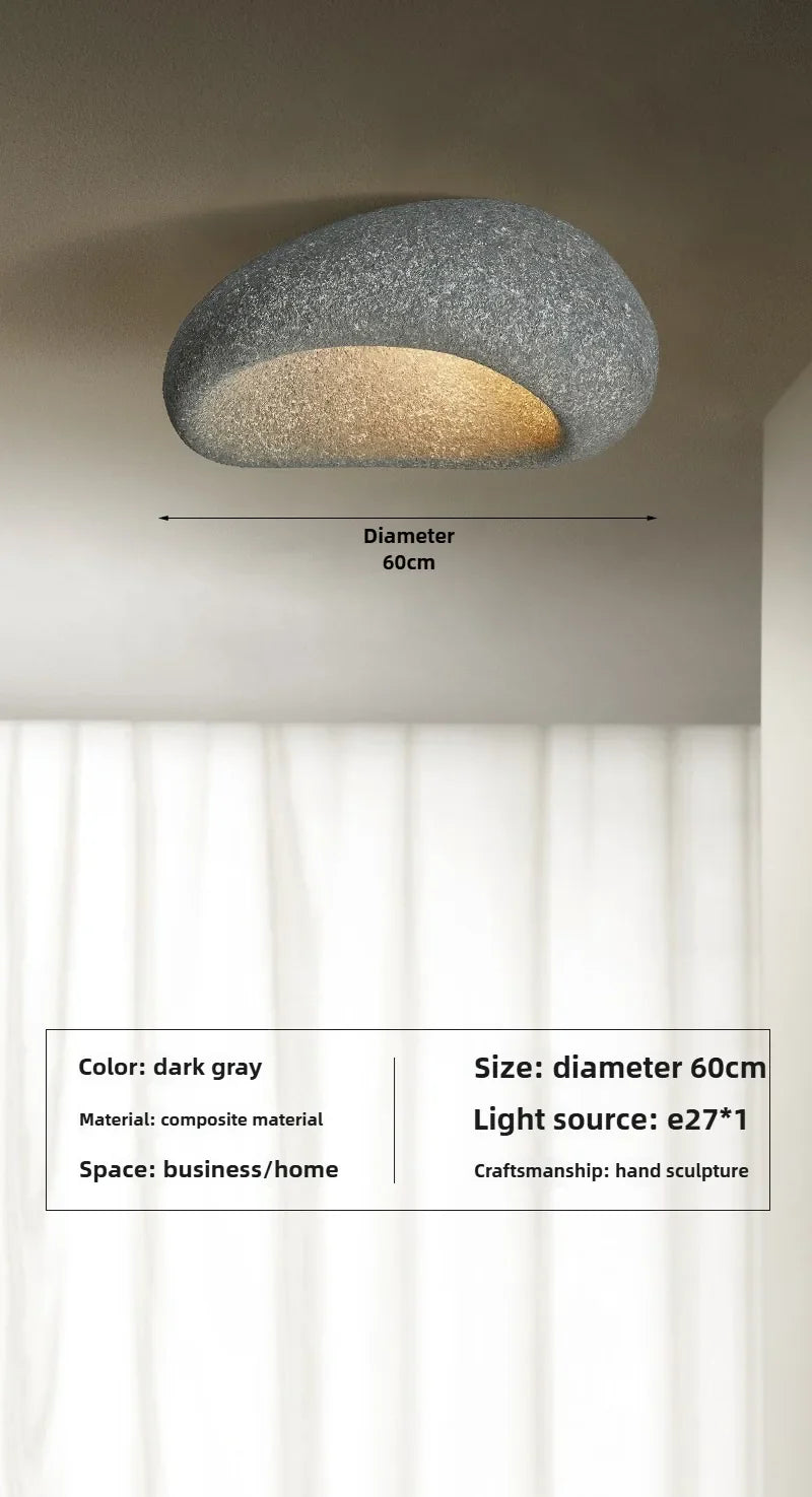 Nordic Style Wabi Sabi Ceiling Chandelier by Axyaa - Modern Art Deco LED E27 Light