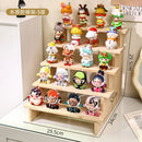 Axyaa Multi-Layer Wooden Display Stand for Anime Action Figures and Dolls