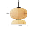 Axyaa Vintage Fabric Lantern Pendant Lights for Home Dining Room