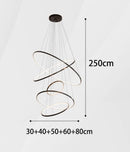 Axyaa Modern Living Room Chandeliers - LED Ceiling Lamp for Indoor Lighting