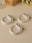 Axyaa Dog Small Plate Set of 4