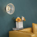 Axyaa Glass Lampshade Wall Lights: Home Decor Lighting for Living Room, Bedroom, Indoor