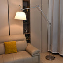 Axyaa Nordic Long Arm Rocker Floor Lamp for Office Living Room Bedroom Fishing Light
