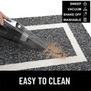Axyaa Absorbent Bathroom Foot Mat: Non-slip Quick Drying Bath Rug