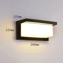 Axyaa LED Motion Sensor Outdoor Wall Lamp - Modern Garden Decoration