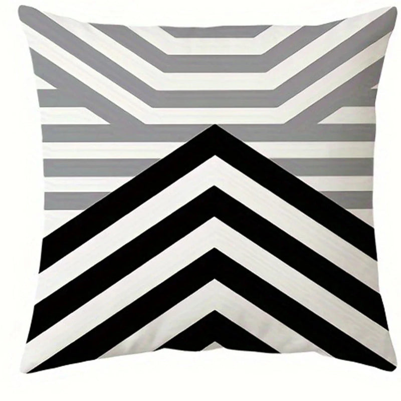 Axyaa Geometric Pattern Printed Pillowcase for Chic Home Decor