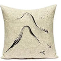 Axyaa Autumn Home Sofa Pillow Cover Square Cushion 45x45 Case