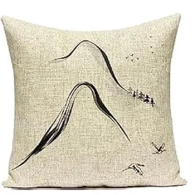 Axyaa Autumn Home Sofa Pillow Cover Square Cushion 45x45 Case