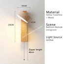 Axyaa Wabi Sabi Yellow Travertine Wall Lamp with Pull Chain Switch