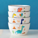 Axyaa Cartoon Ceramic Tableware Set - 4 Pieces