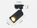 Axyaa Gold Black Track Lighting Fixture with GU10 LED Spotlights