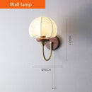 Axyaa Vintage Chandelier Bedroom Living Room Light Solid Wood Fabric Lampshade