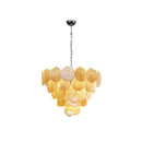 Axyaa Glass LED Pendant Light: Art Dimming for Bedroom & Living Room