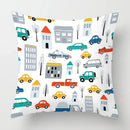 Axyaa White Plush Cushion Cover for Sofa Bedroom Living Room Decor