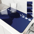 Axyaa Diatom Mud Kitchen Drain Pads - African Woman Design Absorbent Tableware Draining Mat