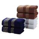 Axyaa White Cotton Hotel Towels Set - Quick-Dry Soft Bath Towels