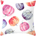 Axyaa Halloween Pumpkin Cushion Cover 18x18 - Farmhouse Throw Pillow for Home Decor