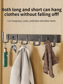 Axyaa Wall Hooks Set for Entryway and Wardrobe - Strong, Convenient Organization Solution