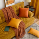 Axyaa Halloween Velvet Throw Pillow Cover Set - Various Sizes & Designs
