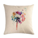 Axyaa Linen Pillowcase: Soft Printed Cover for Sofa, Car, or Home Décor