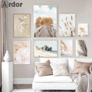 Axyaa Chrysanthemum Butterfly Canvas Print - Nordic Beach Wall Art Poster