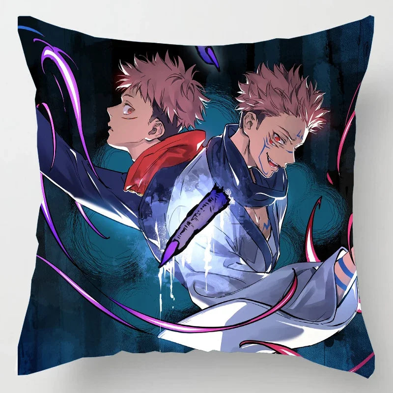 Jujutsu Kaisen Itadori Yuji & Gojo Satoru Pillowcases by Axyaa - Home Decor & Sofa Essential