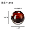 Axyaa Caramel Glass Vase for Table Flower Arrangement