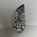 Axyaa Polka-dot Ceramic Vase with Irregular Hollow Pattern - Home Decor Handicraft