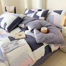 Axyaa Home Cotton Queen Bedding Set with Sheets Comforter Cover Pillowcase