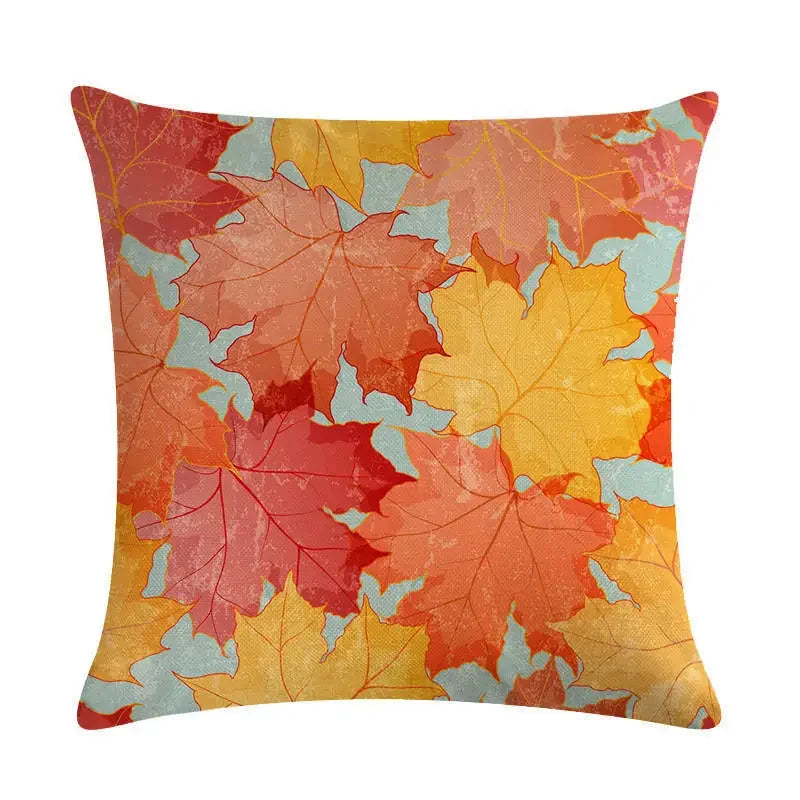 Maple Leaf Cushion Cover 45X45CM Home Decor Axyaa Cojin