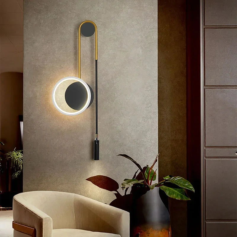 Axya LED Wall Lamp: Modern Luxury Lighting Fixture for Home Decor