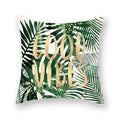 Axyaa Green Leaf Pillowcases for Sofa, Car & Living Room Decor