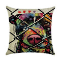 Axyaa Animal Print Pillow Cover: Stylish Sofa & Chair Linen Cushion Cover Art