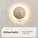 Axyaa Travertine Limestone Wall Light - Natural Yellow Cave Stone LED Indoor Lighting