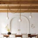 Axyaa Glass Ball Wall Lamp for Elegant Home Decor