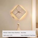 Axyaa Stone Staircase Corridor Background Wall Lamp Bedroom Clock Headboard