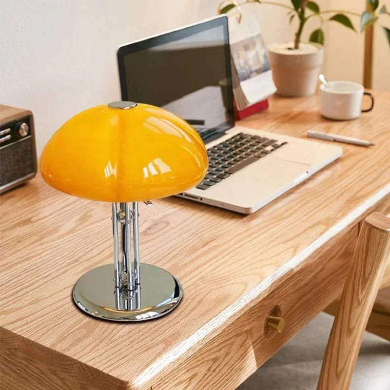 Axyaa Nordic Modern Pumpkin Table Lamp for Bedroom and Living Room