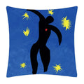 Axyaa Matisse Portrait Art Printed Cushion Cover 45X45cm