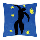 Axyaa Matisse Portrait Art Printed Cushion Cover 45X45cm