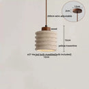 Axyaa LED Hanging Lamp: Japanese Style Pendant Light for Home Decor