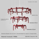 Axyaa U-shaped Chandelier Water Pipe Fixture for Restaurant, Bar, Bedroom - Creative Design