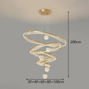 Axyaa Modern LED Chandelier Pendant Light for Dining Room and Living Room